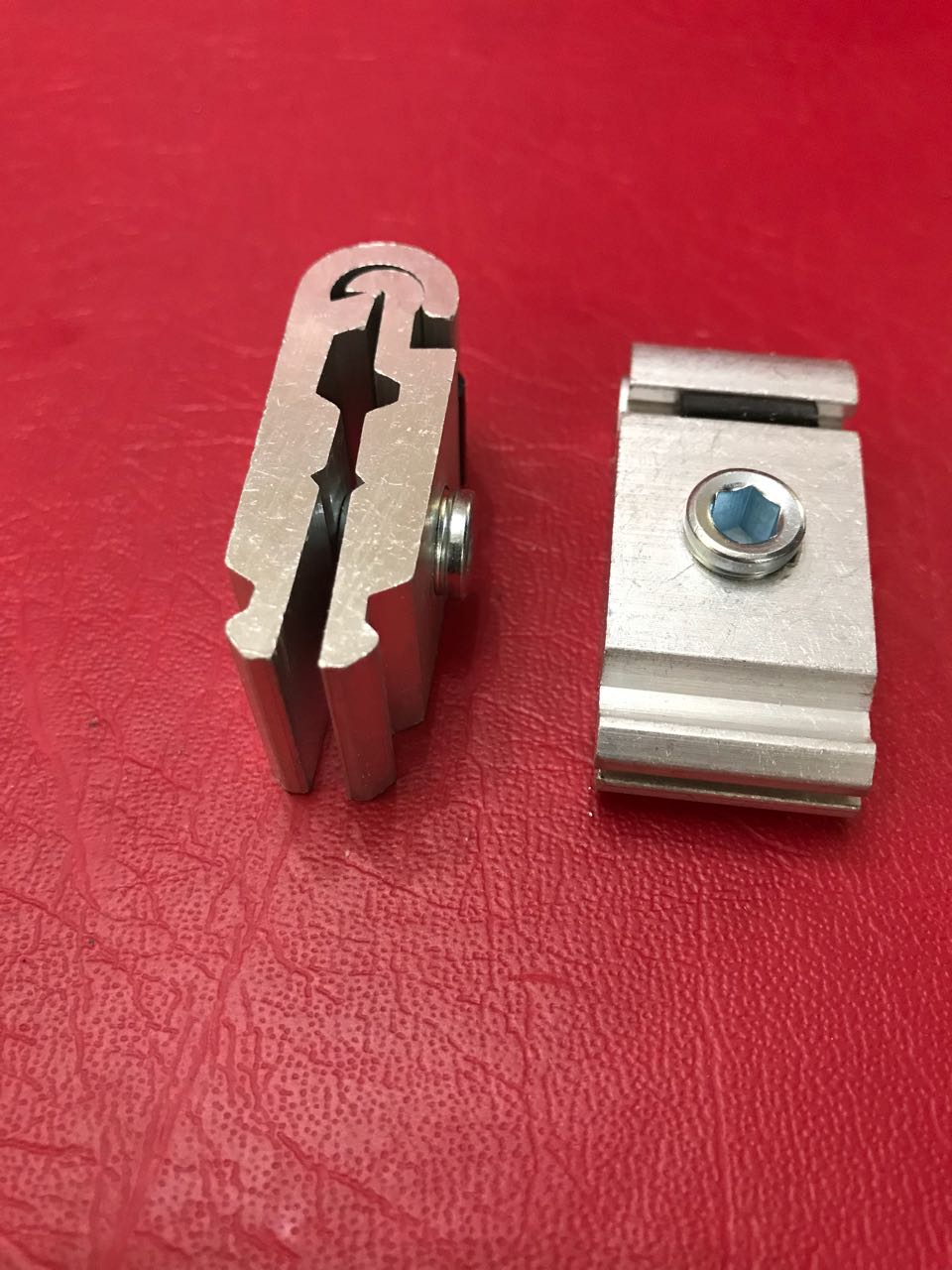 Unión aluminio deslizante CNC